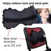 Travel Products Inflatable Lumbar Travel Pillow for Airplane Back Support Long Flight Essential for Women Men Kids