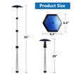 Golf Travel Bag Support Pole, Anti Impact Golf Club Protector Support Golf Travel Bag Cover and Aluminum Alloy Golf Rod Stick to Protect Golf Clubs, Blue