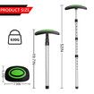 Golf Travel Bag Support System, Golf Club Travel Protection Kit, Green