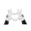 Mouse Gesture Heart Hands Sculpture Decoration, Cute Love Statue Finger Home Decor, Shelf Decor, Love Hand