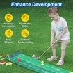 Kids Golf Set for 3 4 5 6 7 Years Old Boys Girls, Toddler Golf Clubs Set with Automatic Ball Returner