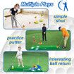 Kids Golf Set for 3 4 5 6 7 Years Old Boys Girls, Toddler Golf Clubs Set with Automatic Ball Returner