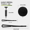 Golf Training Ball, Golf Smart Ball Golf Training Aid Inflatable Swing Training Ball with Inflator Pump