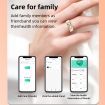 Smart Ring Tracker Enamel Flower Pattern Ring for Women & Man, Sleep&Exercise Monitor, IP68 Waterproof Activity Trackers with Charging Case(8#)