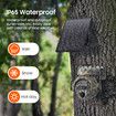 Security Hunting Camera Outdoor Game 4G 6MP Solar Powered 12X Zoom Surveillance System Battery Home CCTV 360° View PTZ Wildlife Animal Monitoring Cam