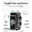 Digital Vintage Mini Camera,1080P FHD Video,12MP Autofocus,Point and Shoot Digital Camera with 16GB Card,Compact Small Vlogging Camera