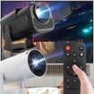 Replacement Remote for Mini Projector, Compatible with HY300, HY300PRO, HY320mini, HY320, Maypug P1 Mini Projector
