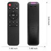 Replacement Remote for Mini Projector, Compatible with HY300, HY300PRO, HY320mini, HY320, Maypug P1 Mini Projector