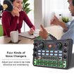 Podcast Recording Equipment with Voice changer, Podcast Mixer,Sound Card, DJ Audio Mixer Interface for PC Game Live Streaming or Podcast