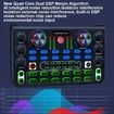 Podcast Recording Equipment with Voice changer, Podcast Mixer,Sound Card, DJ Audio Mixer Interface for PC Game Live Streaming or Podcast