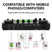 Live Sound Card, Mini Sound Mixer Board with Effects and Voice Changer, Noise Reduction Bluetooth Live Sound Card Audio Mixer for Live Streaming, Podcast