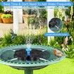 3.5W Solar Fountain, Solar Bird Bath Fountains Pump with Flower Panel, Solar Water Fountain Outdoor with 8 Nozzle for Garden, Pond, Pool