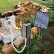 Solar Air Pump with Pond Bubble Regulator for Outdoor Fish Pond Stock Tank Aquarium Hydroponics