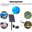 Solar Air Pump Hydroponics Air Pump, Solar Powered Pond Bubbler for Outdoor Fish Pond Stock Tank Aquarium