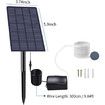 Solar Air Pump Hydroponics Air Pump, Solar Powered Pond Bubbler for Outdoor Fish Pond Stock Tank Aquarium
