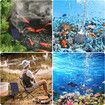 Solar Air Pump Hydroponics Air Pump, Solar Powered Pond Bubbler for Outdoor Fish Pond Stock Tank Aquarium