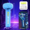 Glow in The Dark Loop Rope Launcher Propeller,Lasso Pressure Reducer,Game Shooter String Toy,Birthday Christmas Ideal Gift Light Blue