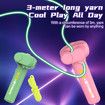 Glow in The Dark Loop Rope Launcher Propeller,Lasso Pressure Reducer,Game Shooter String Toy,Birthday Christmas Ideal Gift Deep Blue