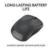 Wireless Silent Bluetooth Mouse Pompact Portable Smooth Tracking for Windows,MacOS Compatible with PC,Mac,Laptop,Tablets-Black