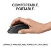 Wireless Silent Bluetooth Mouse Pompact Portable Smooth Tracking for Windows,MacOS Compatible with PC,Mac,Laptop,Tablets-Black