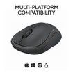 Wireless Silent Bluetooth Mouse Pompact Portable Smooth Tracking for Windows,MacOS Compatible with PC,Mac,Laptop,Tablets-Black