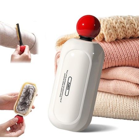 2 in 1 Washable Reusable Lint Roller Scraper,Portable Gel Lint Ball for Clothes Pet Hair Remover for Furniture,Dog Cat(White)