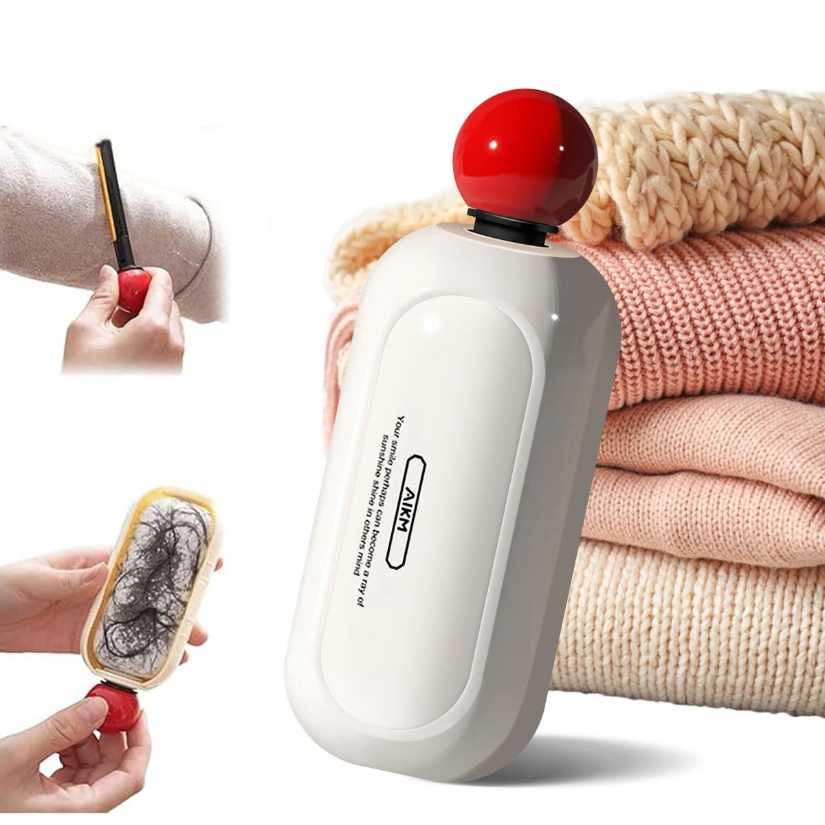 2 in 1 Washable Reusable Lint Roller Scraper,Portable Gel Lint Ball for Clothes Pet Hair Remover for Furniture,Dog Cat(White)