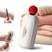 2 in 1 Washable Reusable Lint Roller Scraper,Portable Gel Lint Ball for Clothes Pet Hair Remover for Furniture,Dog Cat(White)