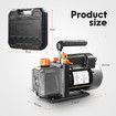 4CFM Vacuum Pump Set 1/3HP 1 Stage Air Conditioning HVAC Refrigeration AC Car Auto Repair Tools Food Clothes Packaging R134A R410 R502 Manifold Gauges