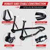 Rear Motorcycle Stand Paddock 500kg Motorbike Carrier Sport Dirt Bike Back Wheel Lift Swingarm Fork Heavy Duty Steel for Suzuki Yamaha Honda Kawasaki