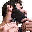 Beard Shaping & Styling Tool with Inbuilt Comb,Perfect for Line Up & Edging,Use with Beard Trimmer or Razor,Black