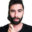 Beard Shaping & Styling Tool with Inbuilt Comb,Perfect for Line Up & Edging,Use with Beard Trimmer or Razor,Black