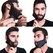 Beard Shaping & Styling Tool with Inbuilt Comb,Perfect for Line Up & Edging,Use with Beard Trimmer or Razor,Black
