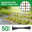 Plastic Mesh Barrier Garden Net 50mx1.5m Animal Chicken Wire Fence Dog Enclosure Protection Temporary Construction Fencing