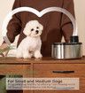 Wireless Pet 4.5L Water Fountain Stainless Steel Battery Operated for Cats & Dogs with Motion Sensor,Ultra Quiet Pump,Multi-Filtration