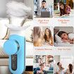 Eye Steamer Portable Electric Heated USB Nano Eye Mist Sprayer with Warm Compress for Dry Eyes,Rechargeable Eye Drops Steamer for Home Office Travel-Blue