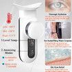 Eye Steamer Portable Electric Heated USB Nano Eye Mist Sprayer with Warm Compress for Dry Eyes,Rechargeable Eye Drops Steamer for Home Office Travel-White