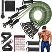 11 Pcs/Set TPE Resistance Bands Man Woman Fitness Training Belt Yoga Pull Rope Gym Equipment Elastic Tube Rubber Band