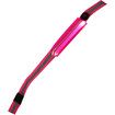 USB Rechargeable LED Reflective Belt Sash Adjustable Length LED Light Up Running Belt Light for Walkers (Pink)