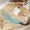 Wireless Pet Water Fountain Stainless Steel 3L Cat Fountain Battery Operated for Cats & Dogs with Motion Sensor, ltra Quiet Pump,Multi-Filtration
