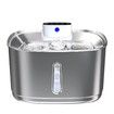 Stainless Steel Pet Water Fountain 3.2L/108oz,Automatic  Dog Cat Drinking Dispenser Cordless Battery Operated
