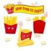 Comfy Food Pillows Toy Plush, Soft, Cuddly, and Irresistible Pefect Toys Gift for Kids and Friends, French Fries, 30 CM