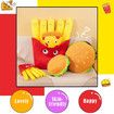 Comfy Food Pillows Toy Plush, Soft, Cuddly, and Irresistible Pefect Toys Gift for Kids and Friends, French Fries, 30 CM