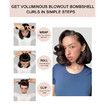 Little Velvet Overnight Curls Blowout 3 Rods Heatless Hair Curler to Sleep in Satin Heatless Curls No Heat Hair Rollers Brown