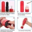 Electric Salt and Pepper Grinder, Battery Operated, Salt and Pepper Mills, Adjustable Coarseness,One Handed Operation 1 Pack (Red)