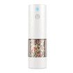 Electric Salt and Pepper Grinder with Warm LED Light, Adjustable Coarseness Large Capacity Automatic Salt Pepper Mill Grinder for Kitchen, White