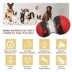 Interactive Dog Toys Food Treat Dispenser for Dogs Slow Feeding for Large/Medium/Small Aggressive Chewers Promotes Healthy Eating Habit-Red