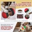 Interactive Dog Toys Food Treat Dispenser for Dogs Slow Feeding for Large/Medium/Small Aggressive Chewers Promotes Healthy Eating Habit-Red
