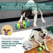 Interactive Dog Toys Food Treat Dispenser for Dogs Slow Feeding for Large/Medium/Small Aggressive Chewers Promotes Healthy Eating Habit-Green