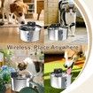 3.2L Wireless Pet Water Fountains for Cats Indoor,Stainless Steel Cordless Automatic Dog Drinking Dispenser